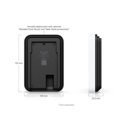 Access Point UniFi Ubiquiti WiFi 7 U7 Pro XG Wall cu Port 10 GbE, U7-Pro-XG-Wall